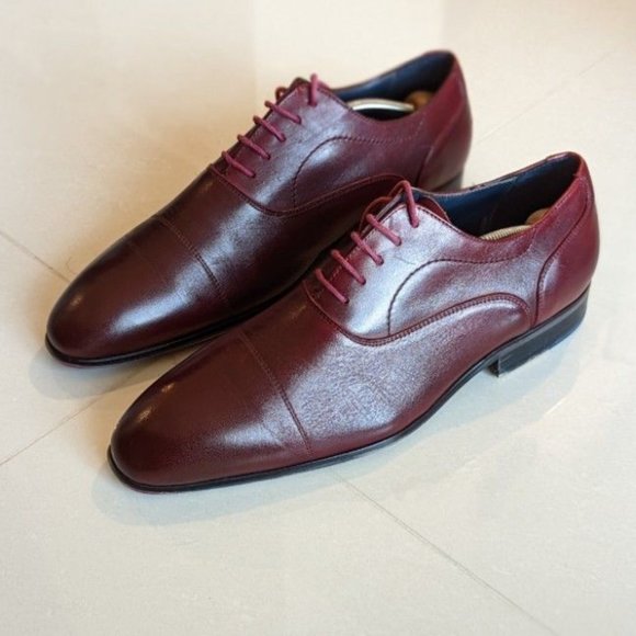 Men\'s Dress Shoes Oxfords Burgundy EU Size 39